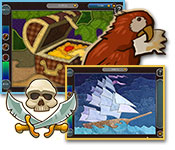 Pirate Mosaic Puzzle: Caribbean Treasures